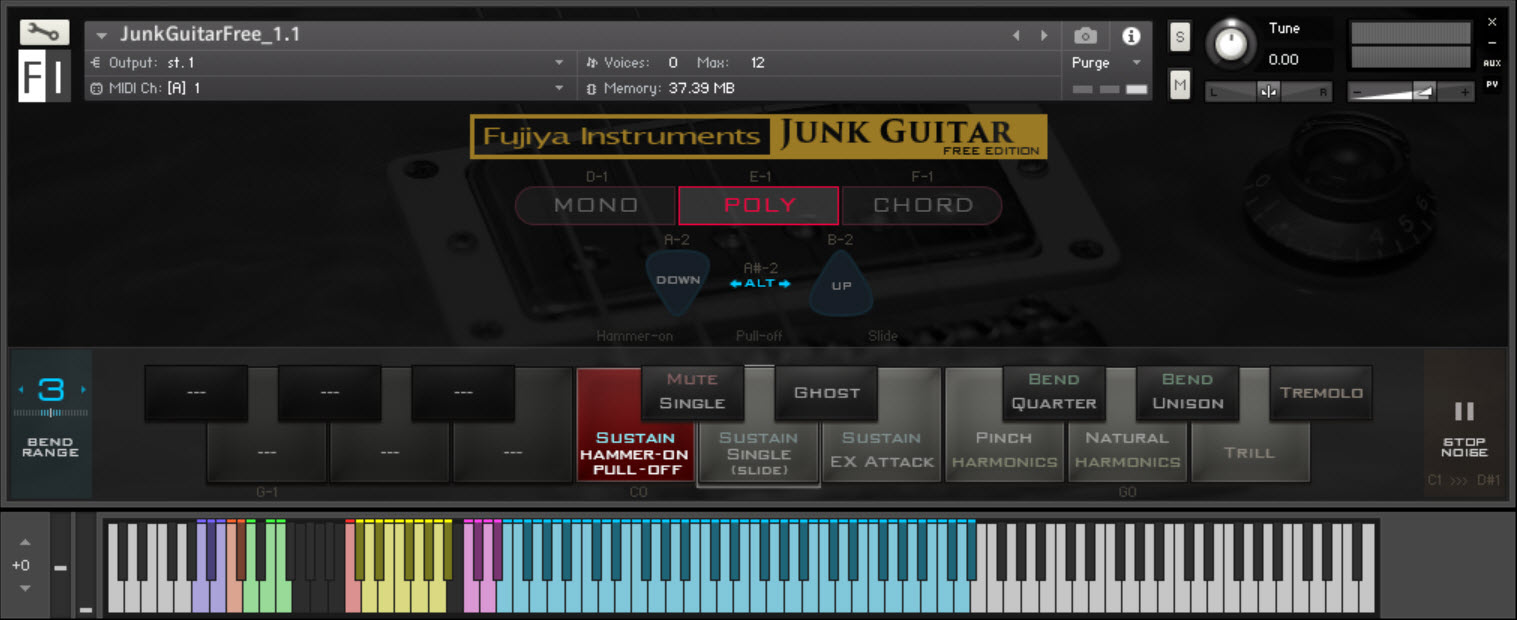 Snapshot of Junk Guitar Free for Kontakt