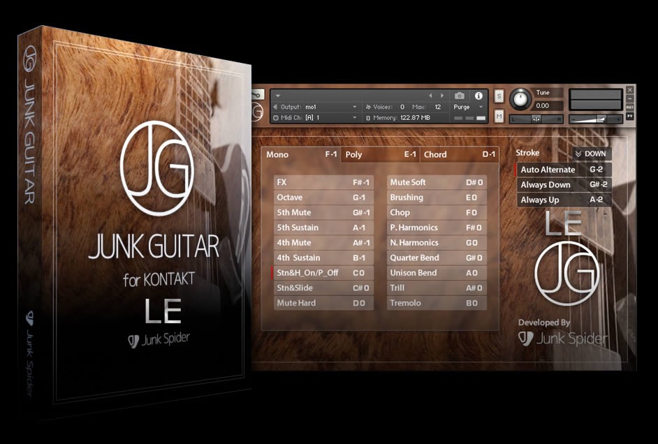 ScreenShot of Vintage Humbucker Guitar LE for Kontakt